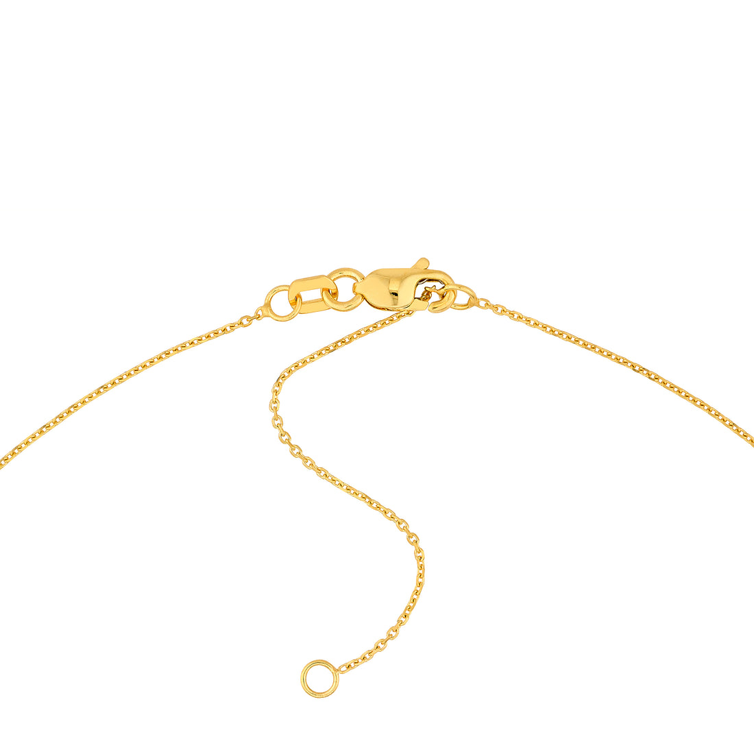 18" OVAL ROUND LINK DIAMOND NECKLACE | 14K YELLOW GOLD | MF045700-14Y - Brownlee Jewelers