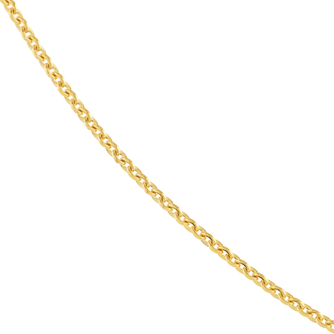 18" 0.9MM TIGHT CABLE CHAIN NECKLACE | 14K YELLOW GOLD | MZ000330-14Y - Brownlee Jewelers