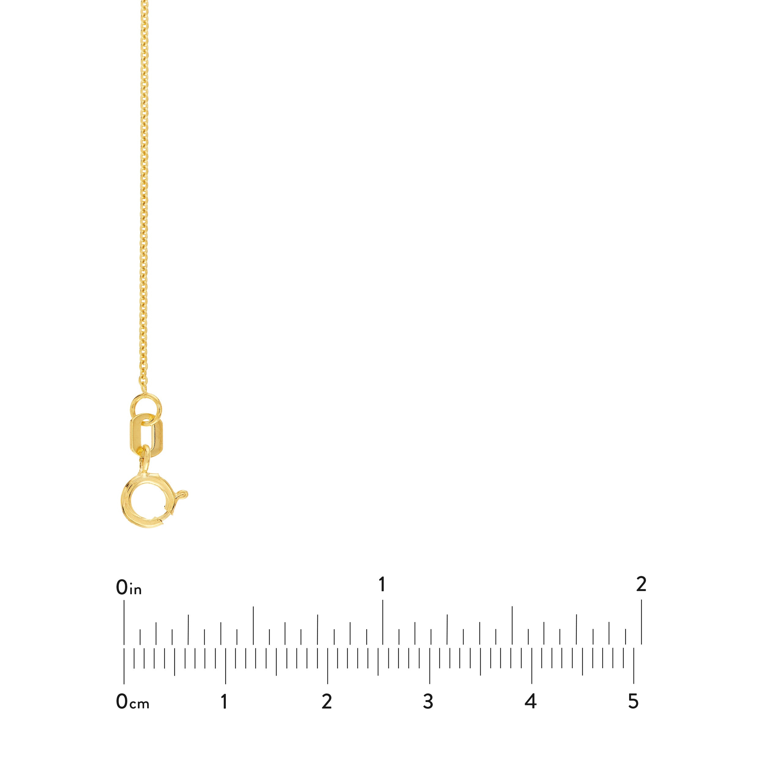 18" 0.9MM TIGHT CABLE CHAIN NECKLACE | 14K YELLOW GOLD | MZ000330-14Y - Brownlee Jewelers
