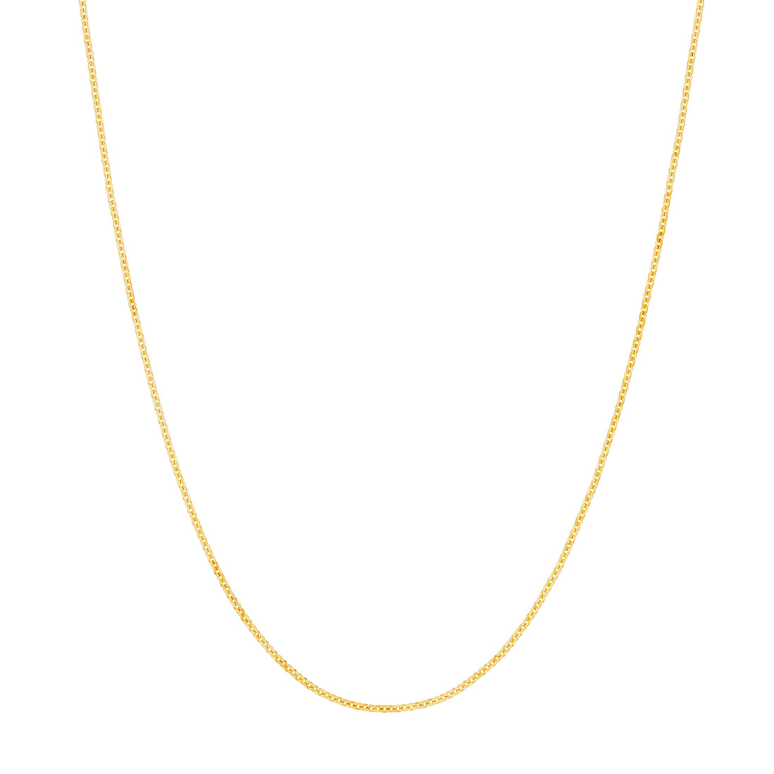 18" 1.05MM CABLE CHAIN NECKLACE | 10K YELLOW GOLD | MZ000333-10Y - Brownlee Jewelers