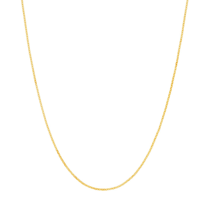 18" 1.05MM CABLE CHAIN NECKLACE | 10K YELLOW GOLD | MZ000333-10Y - Brownlee Jewelers