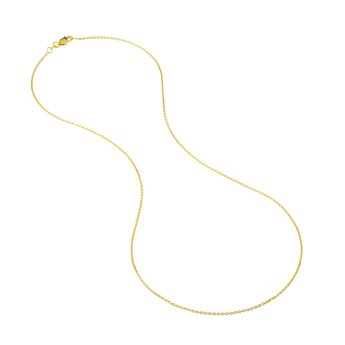 18" 1.05MM CABLE CHAIN NECKLACE | 10K YELLOW GOLD | MZ000333-10Y - Brownlee Jewelers