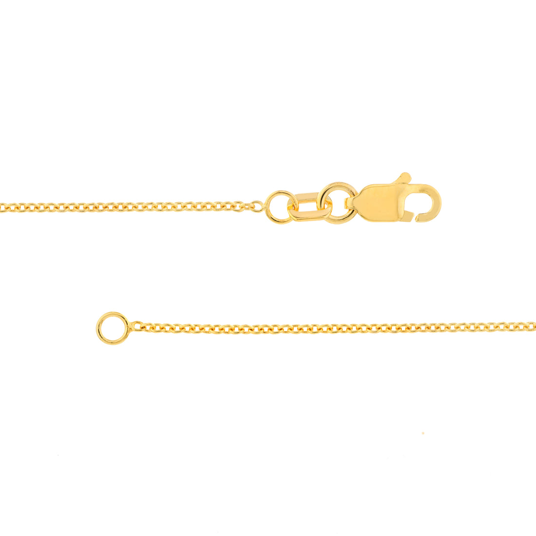 18" 1.05MM CABLE CHAIN NECKLACE | 14K YELLOW GOLD | MZ000333-14Y - Brownlee Jewelers
