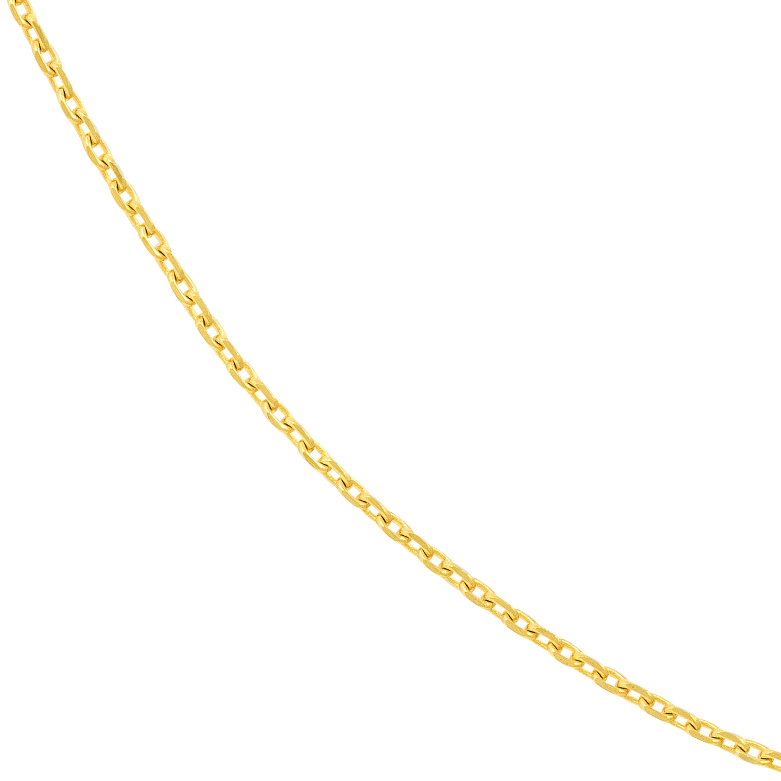 20" 0.65MM DIAMOND-CUT CABLE CHAIN NECKLACE | 10K YELLOW GOLD | MZ000369-10Y - Brownlee Jewelers
