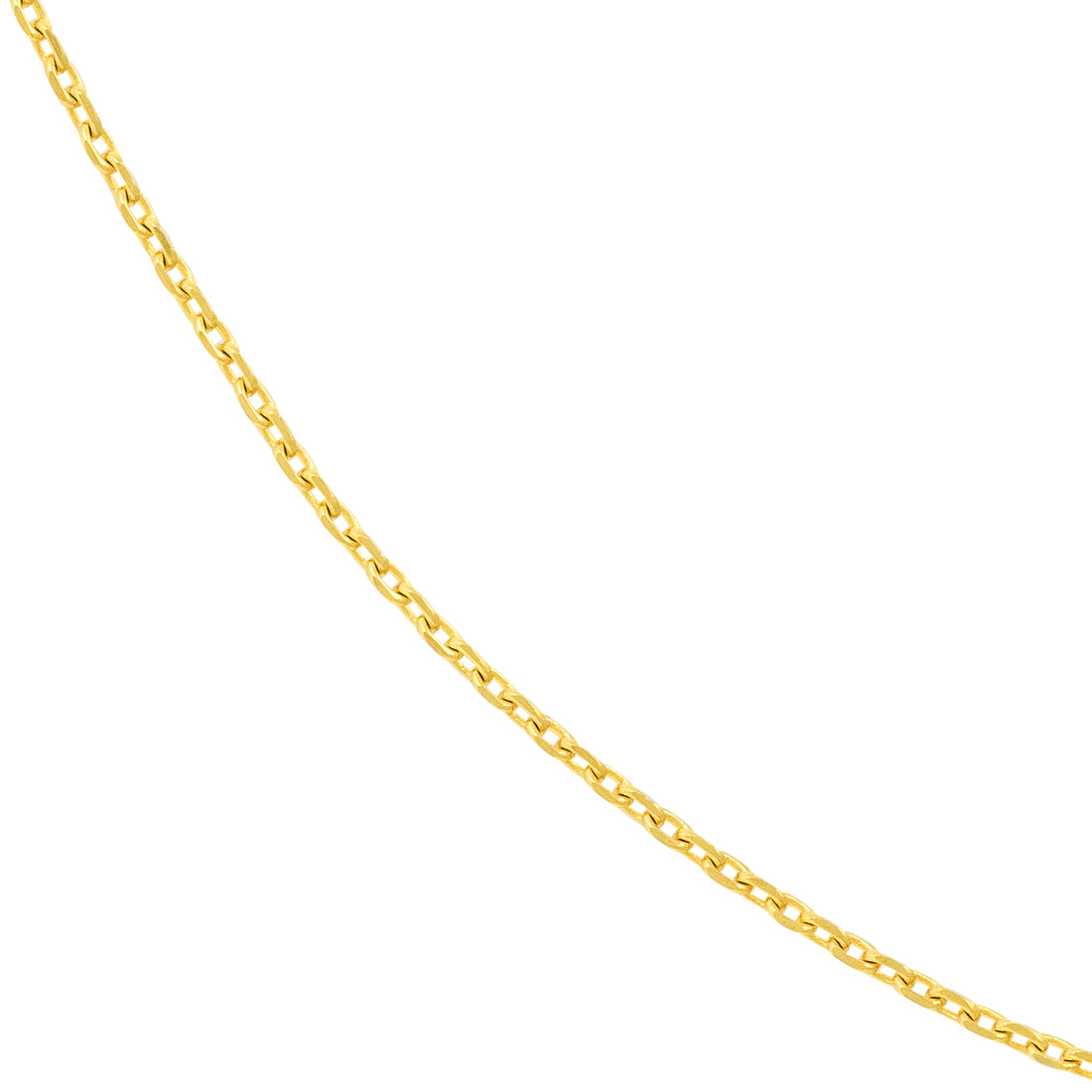 18" 0.65MM DIAMOND-CUT CABLE CHAIN NECKLACE | 10K YELLOW GOLD | MZ000369-10Y - Brownlee Jewelers