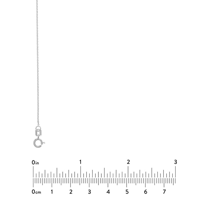 16" 0.8MM DIAMOND-CUT CABLE CHAIN NECKLACE | 10K WHITE GOLD | MZ000373-10B - Brownlee Jewelers
