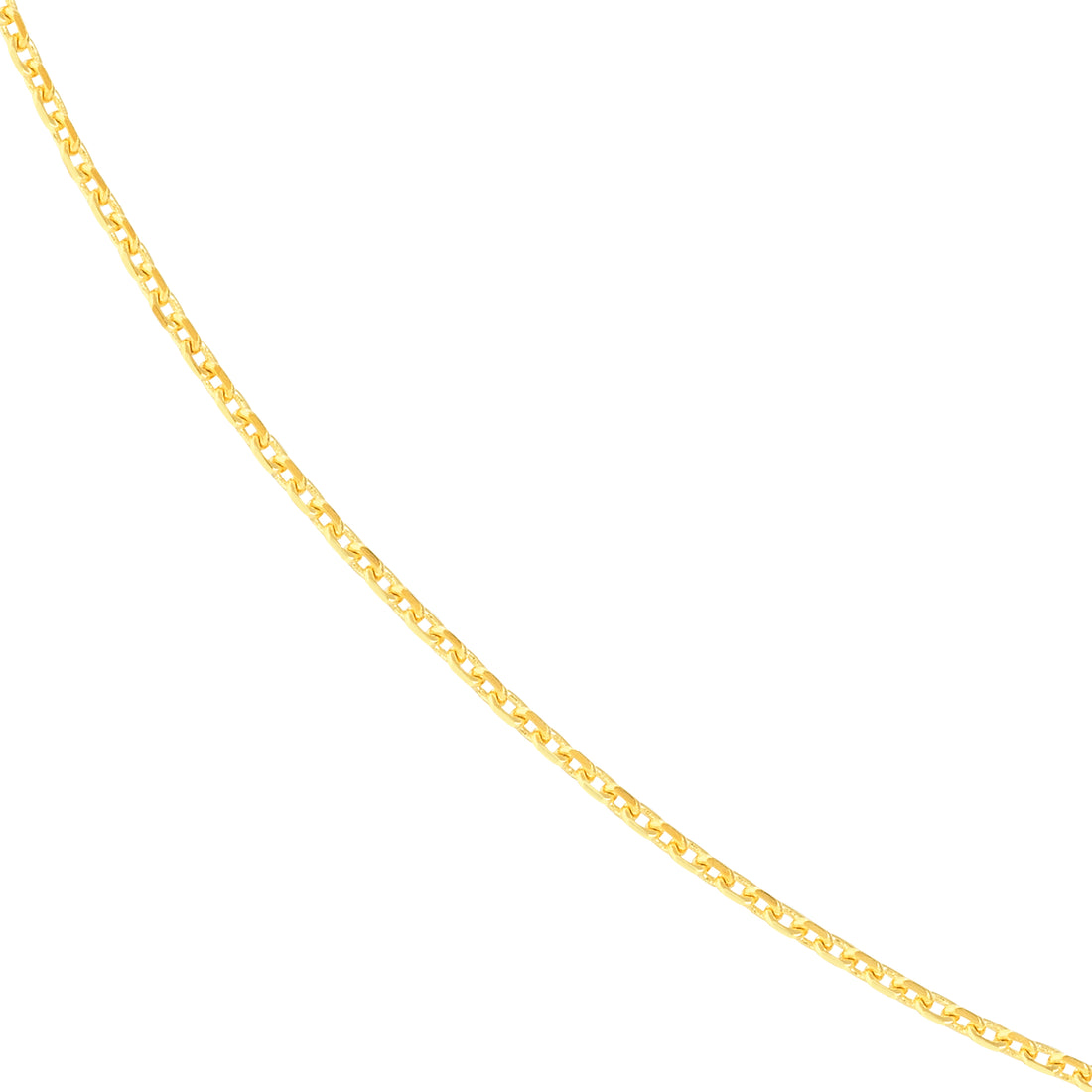 20" 0.8MM DIAMOND-CUT CABLE CHAIN NECKLACE | 10K YELLOW GOLD | MZ000373-10Y - Brownlee Jewelers
