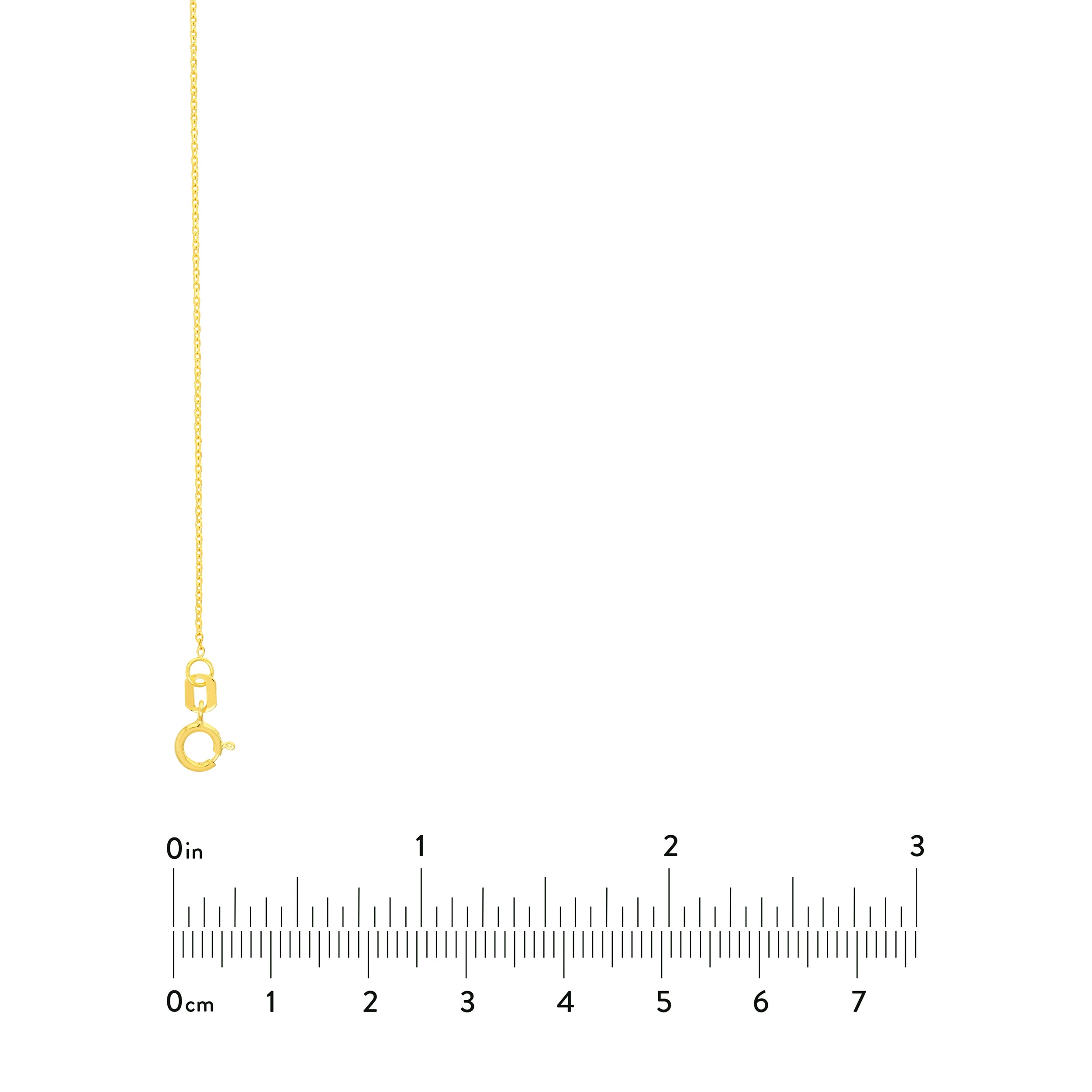 16" 0.8MM DIAMOND-CUT CABLE CHAIN NECKLACE | 10K YELLOW GOLD | MZ000373-10Y - Brownlee Jewelers