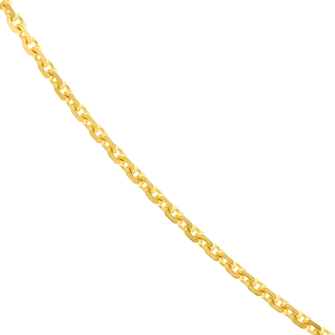 16" 0.8MM DIAMOND-CUT CABLE CHAIN NECKLACE | 10K YELLOW GOLD | MZ000374-10Y - Brownlee Jewelers