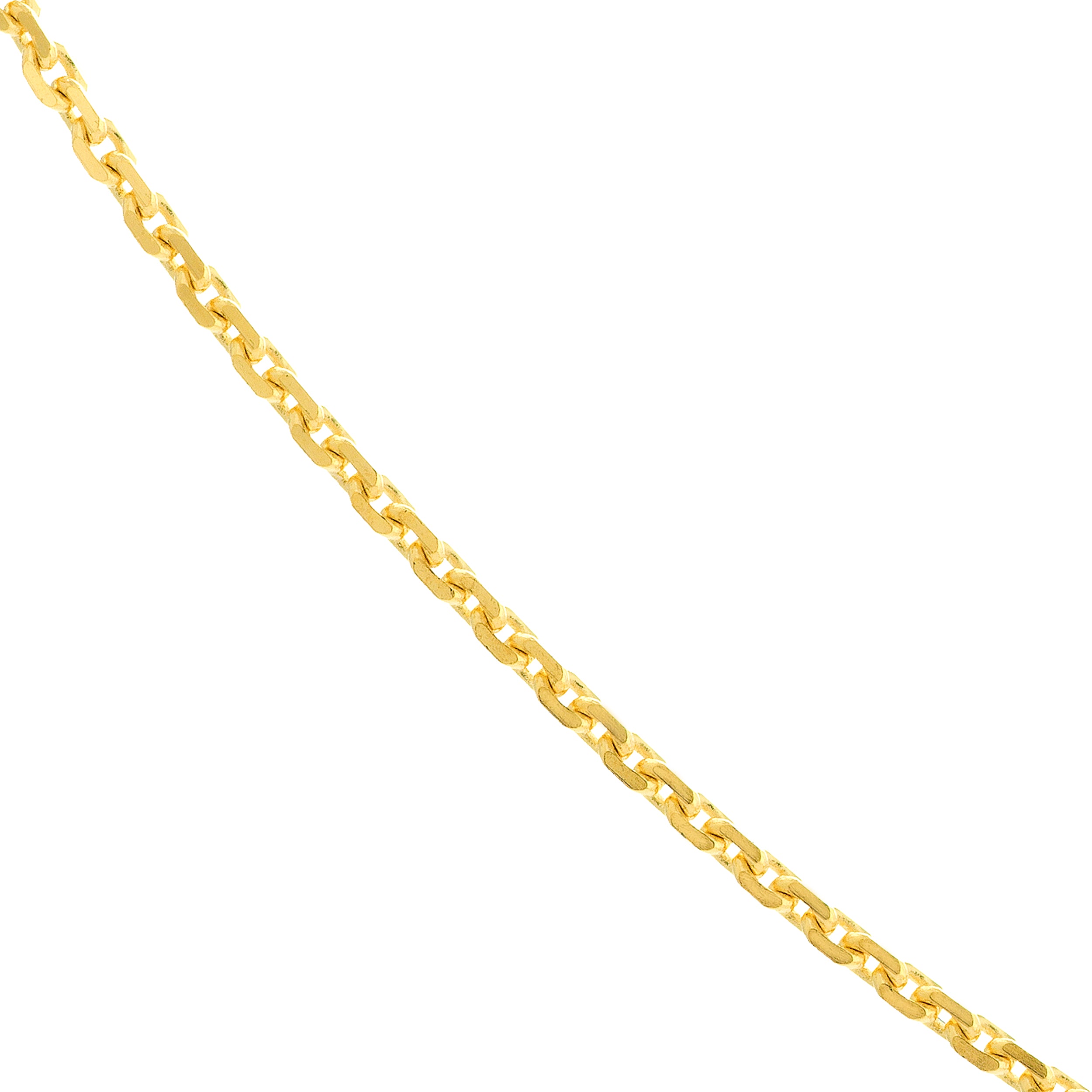 18" 0.8MM OPEN DIAMOND-CUT CABLE CHAIN NECKLACE | 10K YELLOW GOLD | MZ000374-10Y - Brownlee Jewelers