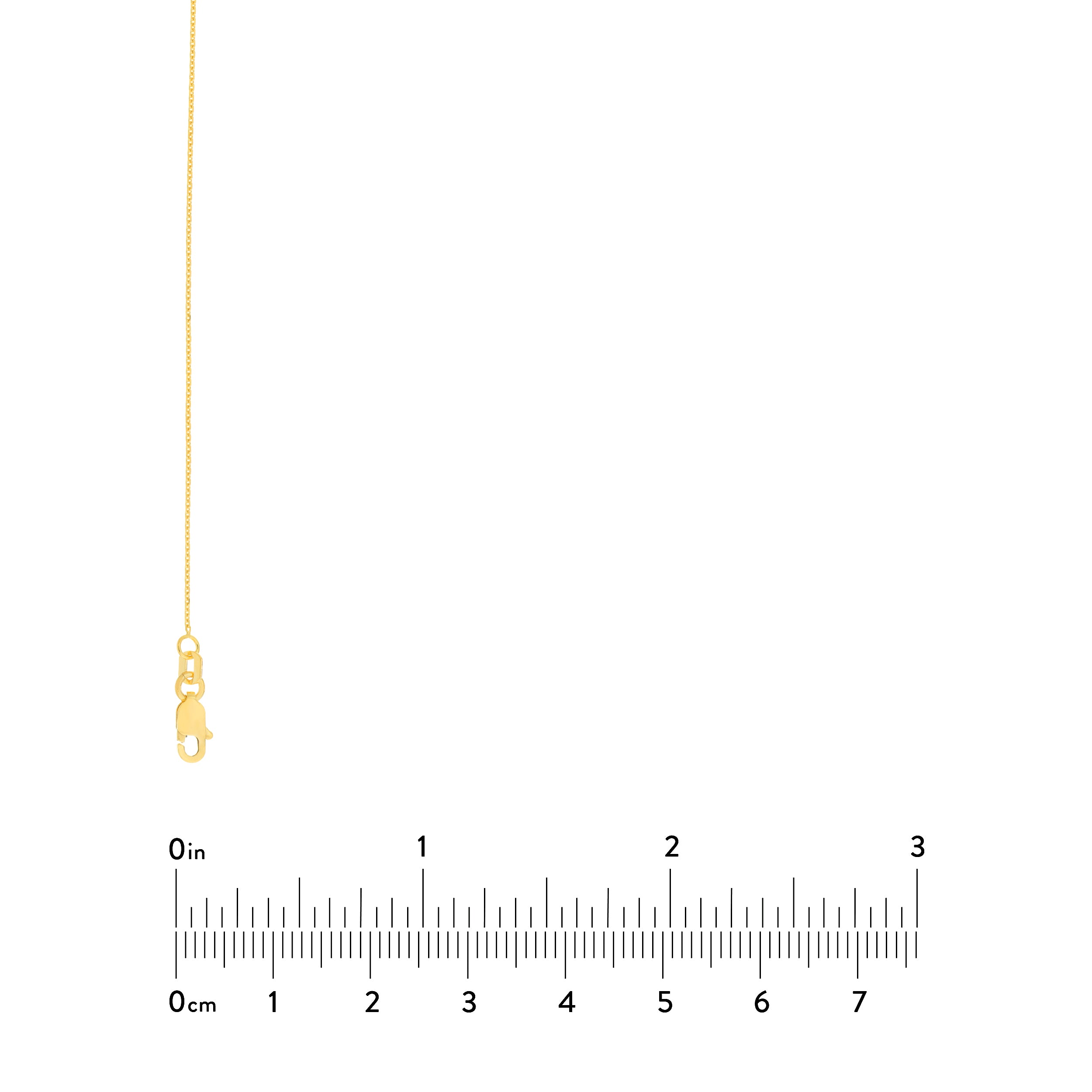 18" 0.8MM OPEN DIAMOND-CUT CABLE CHAIN NECKLACE | 10K YELLOW GOLD | MZ000374-10Y - Brownlee Jewelers