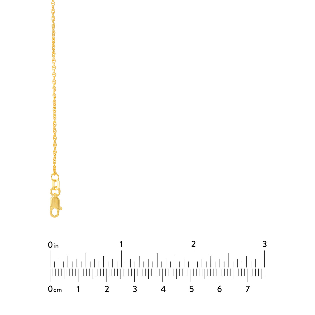 16" 1.05MM DOUBLE DIAMOND-CUT ROPE CHAIN NECKLACE | 10K YELLOW GOLD | MZ000638-10Y - Brownlee Jewelers