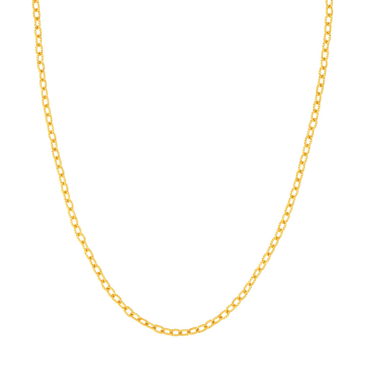 18" 3.8MM NECKLACE | 14K YELLOW GOLD | MZ000959-14Y - Brownlee Jewelers