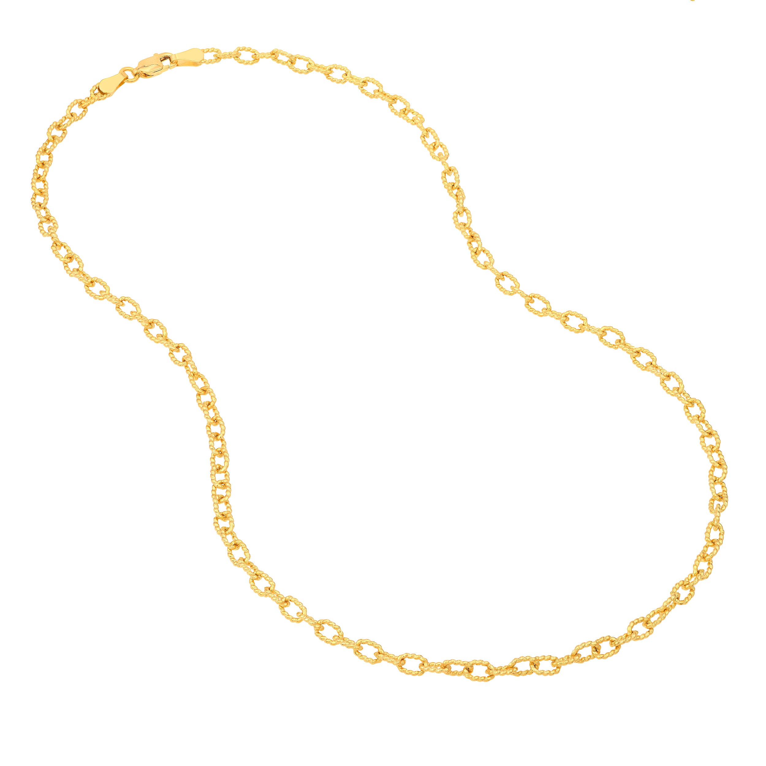 18" 3.8MM NECKLACE | 14K YELLOW GOLD | MZ000959-14Y - Brownlee Jewelers