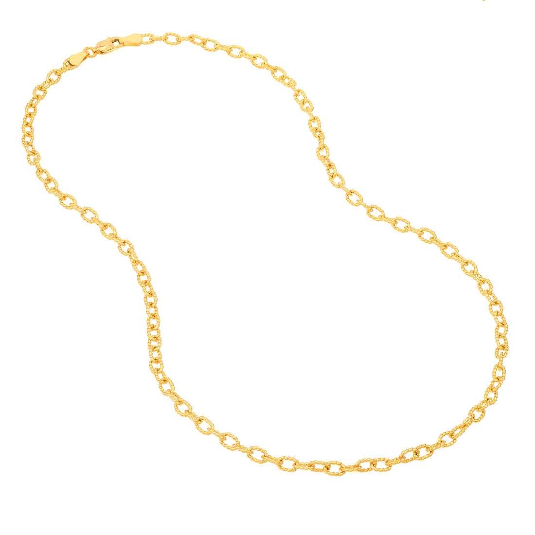 18" 3.8MM NECKLACE | 14K YELLOW GOLD | MZ000959-14Y - Brownlee Jewelers
