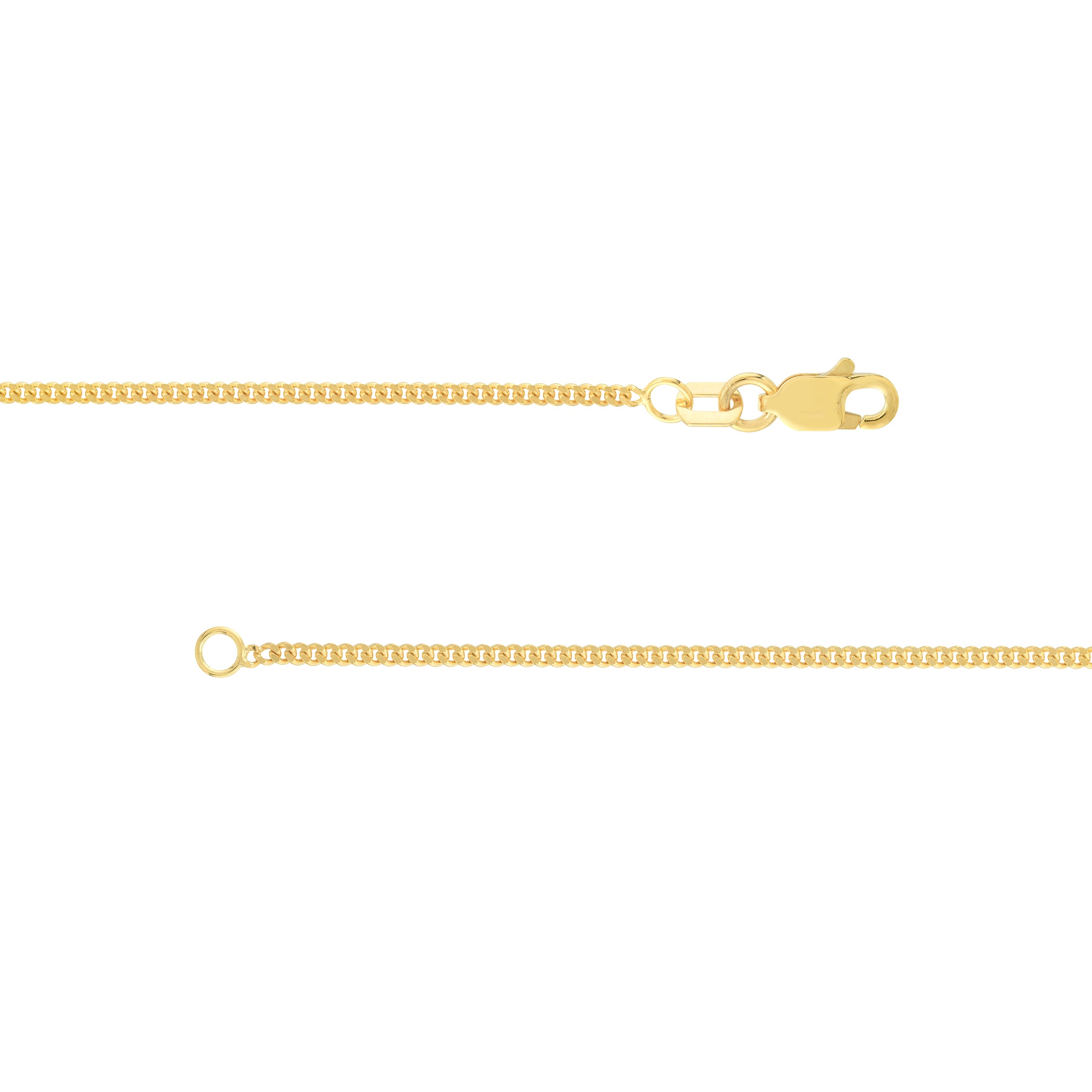 20" 1.4MM CURB CHAIN NECKLACE | 10K YELLOW GOLD | MZ001168-10Y - Brownlee Jewelers