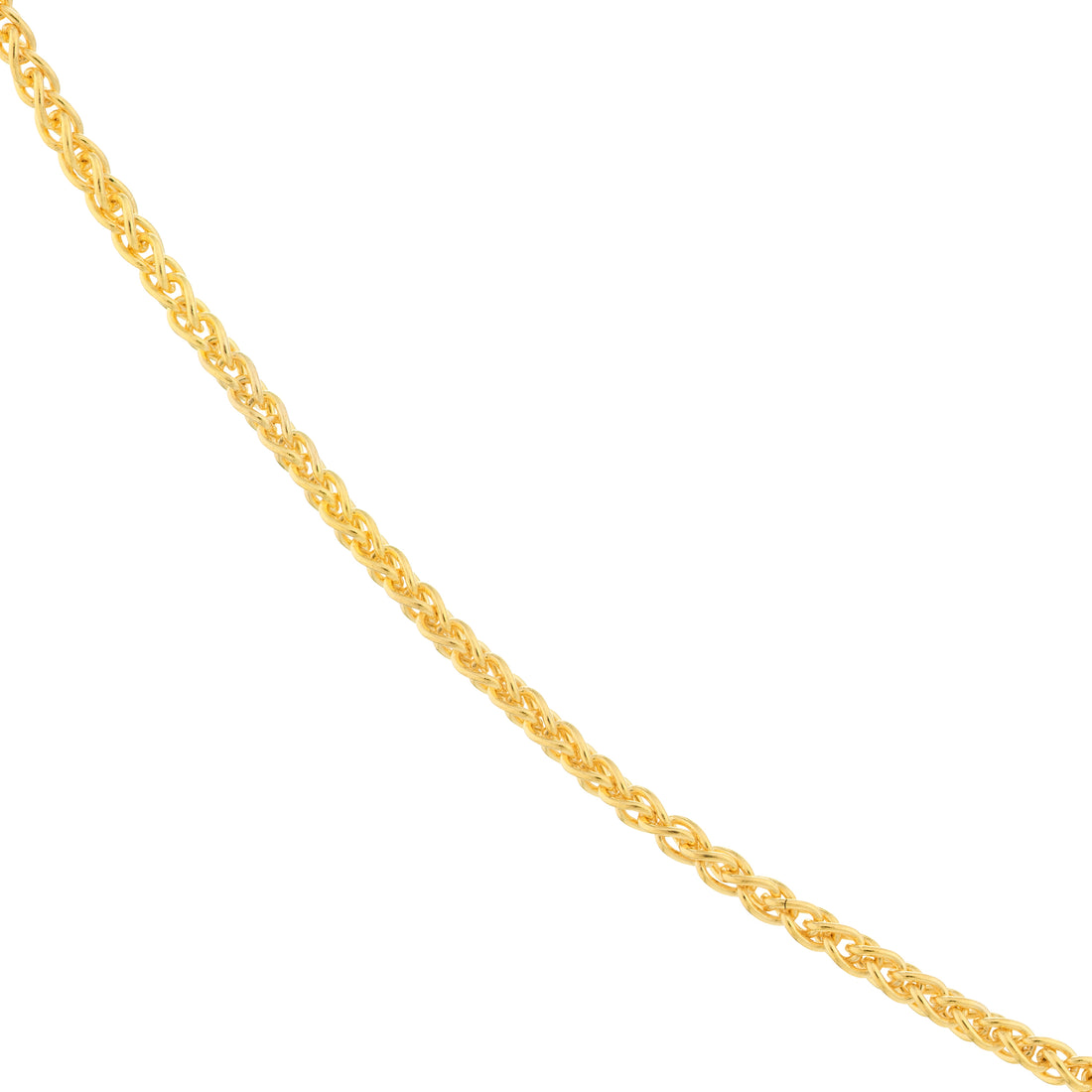 18" 1.05MM ROUND WHEAT CHAIN NECKLACE | 10K YELLOW GOLD | MZ002044-10Y - Brownlee Jewelers