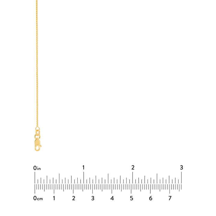16" 1.05MM ROUND WHEAT CHAIN NECKLACE | 10K YELLOW GOLD | MZ002044-10Y - Brownlee Jewelers