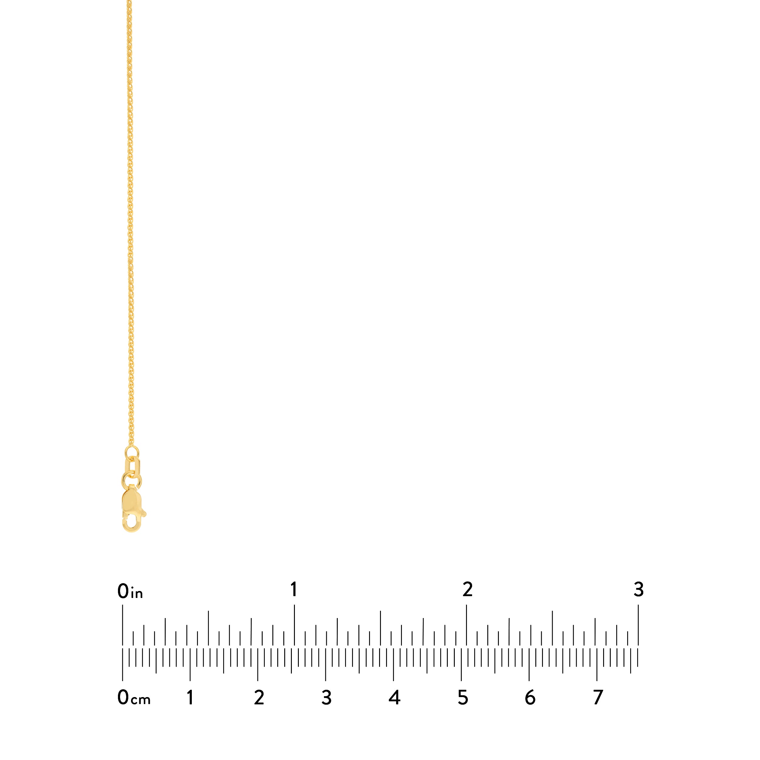 20" 1.05MM ROUND WHEAT CHAIN NECKLACE | 10K YELLOW GOLD | MZ002044-10Y - Brownlee Jewelers