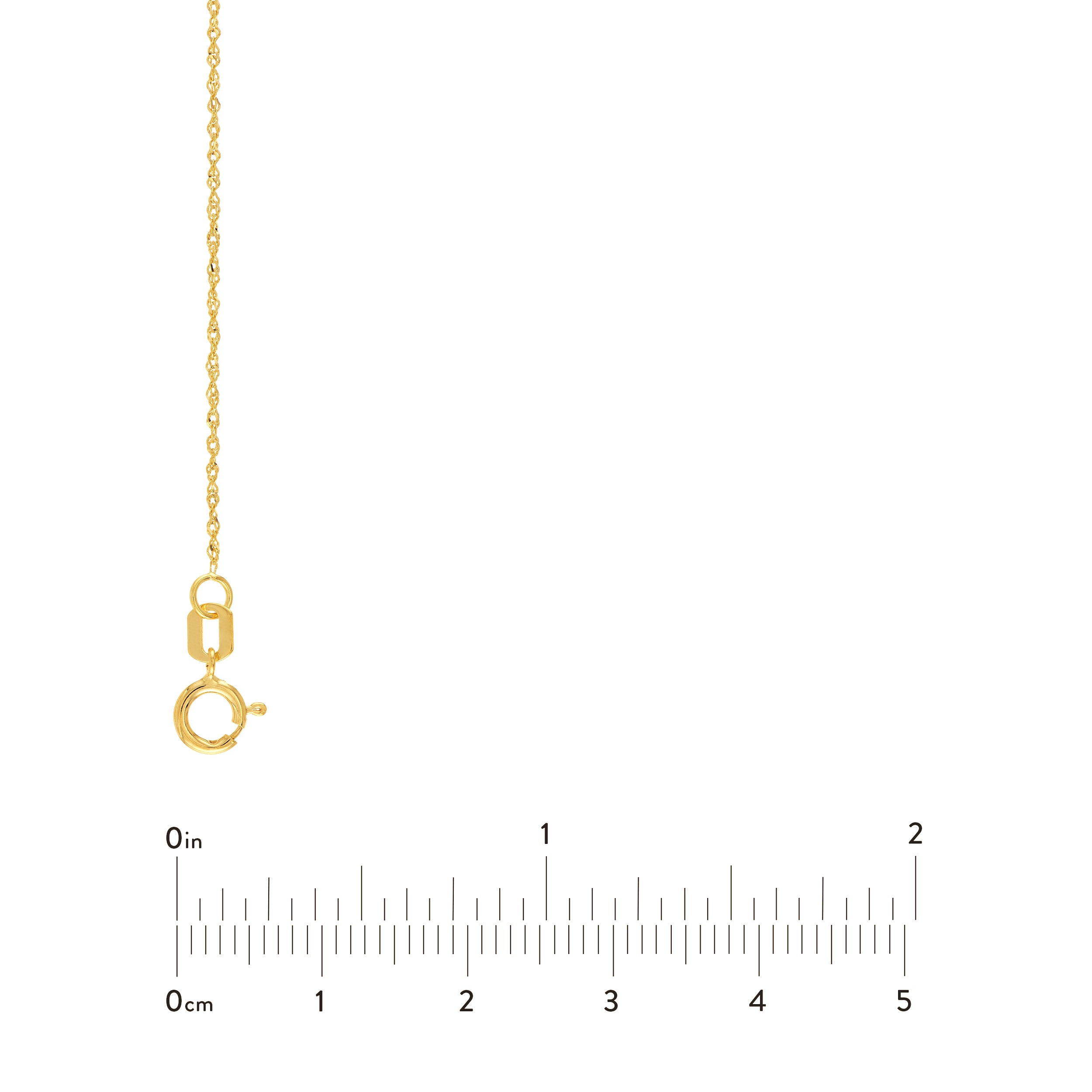 18" 0.9MM SPARKLE SINGAPORE CHAIN NECKLACE | 14K YELLOW GOLD | MZ002238-14Y - Brownlee Jewelers