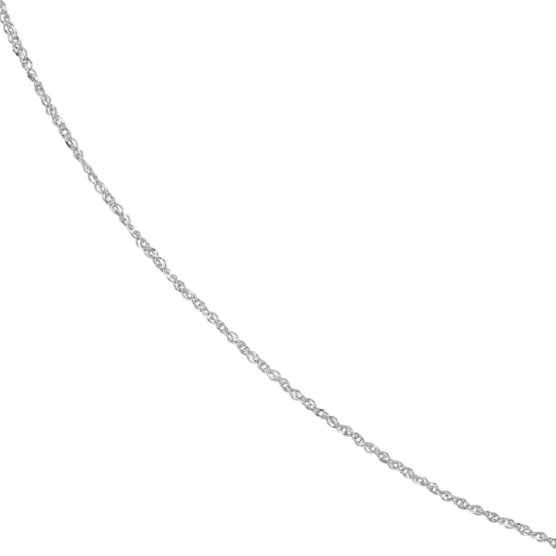 20" 1.37MM SPARKLE SINGAPORE CHAIN NECKLACE | 14K WHITE GOLD | MZ002242-14B - Brownlee Jewelers