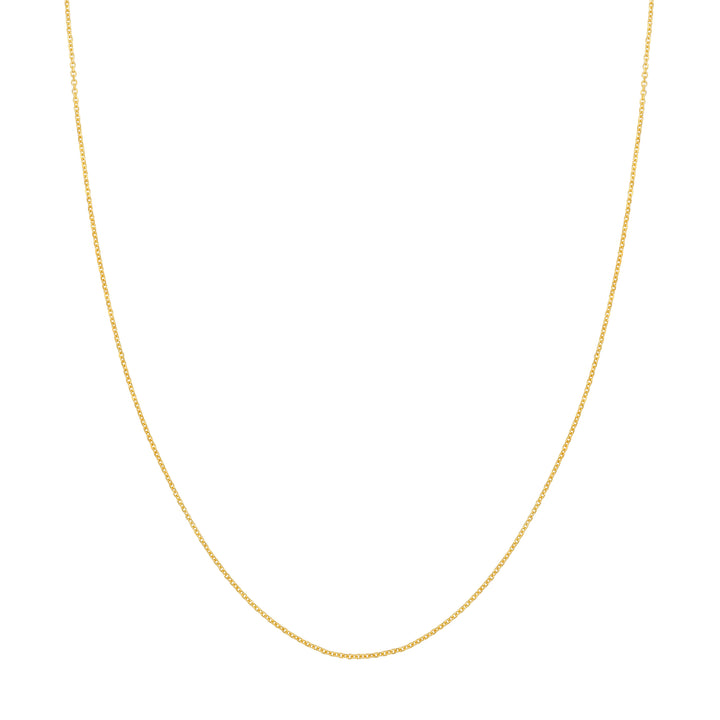 18" 1.05MM DIAMOND-CUT CABLE CHAIN NECKLACE | 10K YELLOW GOLD | MZ002328-10Y - Brownlee Jewelers
