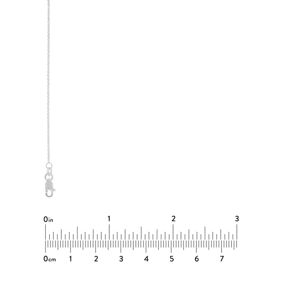 18" 1.05MM ADJUSTABLE OPEN DIAMOND-CUT CABLE CHAIN NECKLACE | 10K WHITE GOLD | MZ002331-10B - Brownlee Jewelers