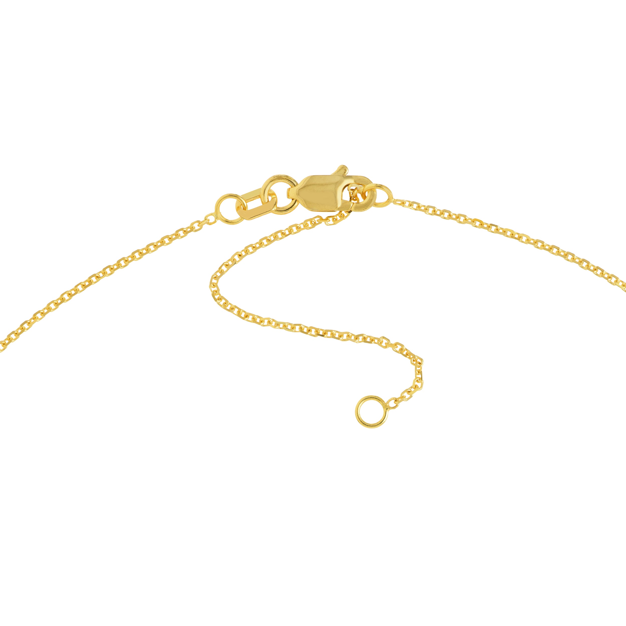 18" 1.05MM ADJUSTABLE OPEN DIAMOND-CUT CABLE CHAIN NECKLACE | 10K YELLOW GOLD | MZ002331-10Y - Brownlee Jewelers