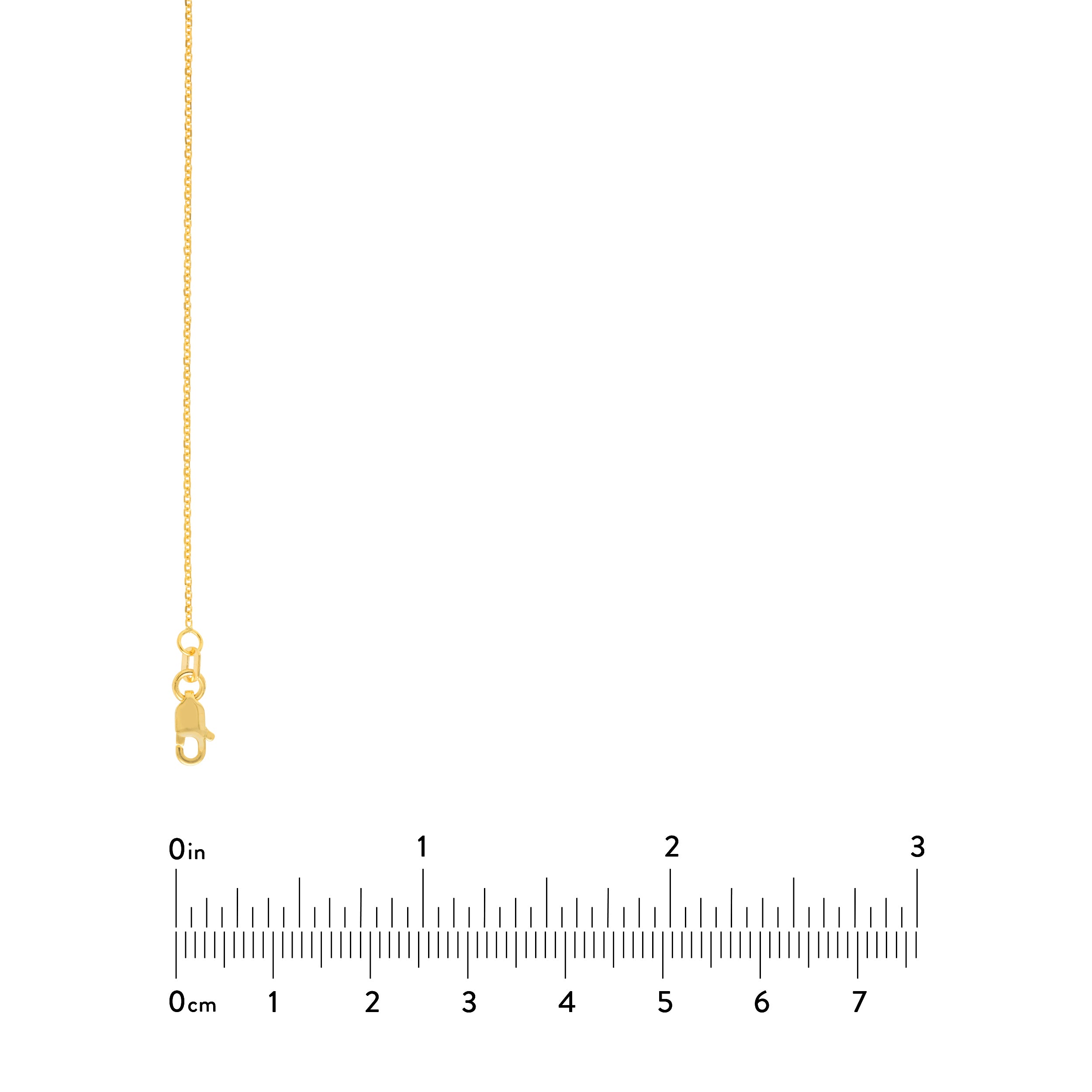 18" 1.05MM ADJUSTABLE OPEN DIAMOND-CUT CABLE CHAIN NECKLACE | 10K YELLOW GOLD | MZ002331-10Y - Brownlee Jewelers