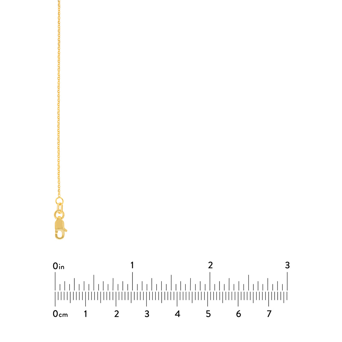18" 1.05MM ADJUSTABLE OPEN DIAMOND-CUT CABLE CHAIN NECKLACE | 10K YELLOW GOLD | MZ002331-10Y - Brownlee Jewelers