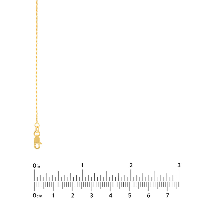 18" 1.05MM ADJUSTABLE OPEN DIAMOND-CUT CABLE CHAIN NECKLACE | 10K YELLOW GOLD | MZ002331-10Y - Brownlee Jewelers