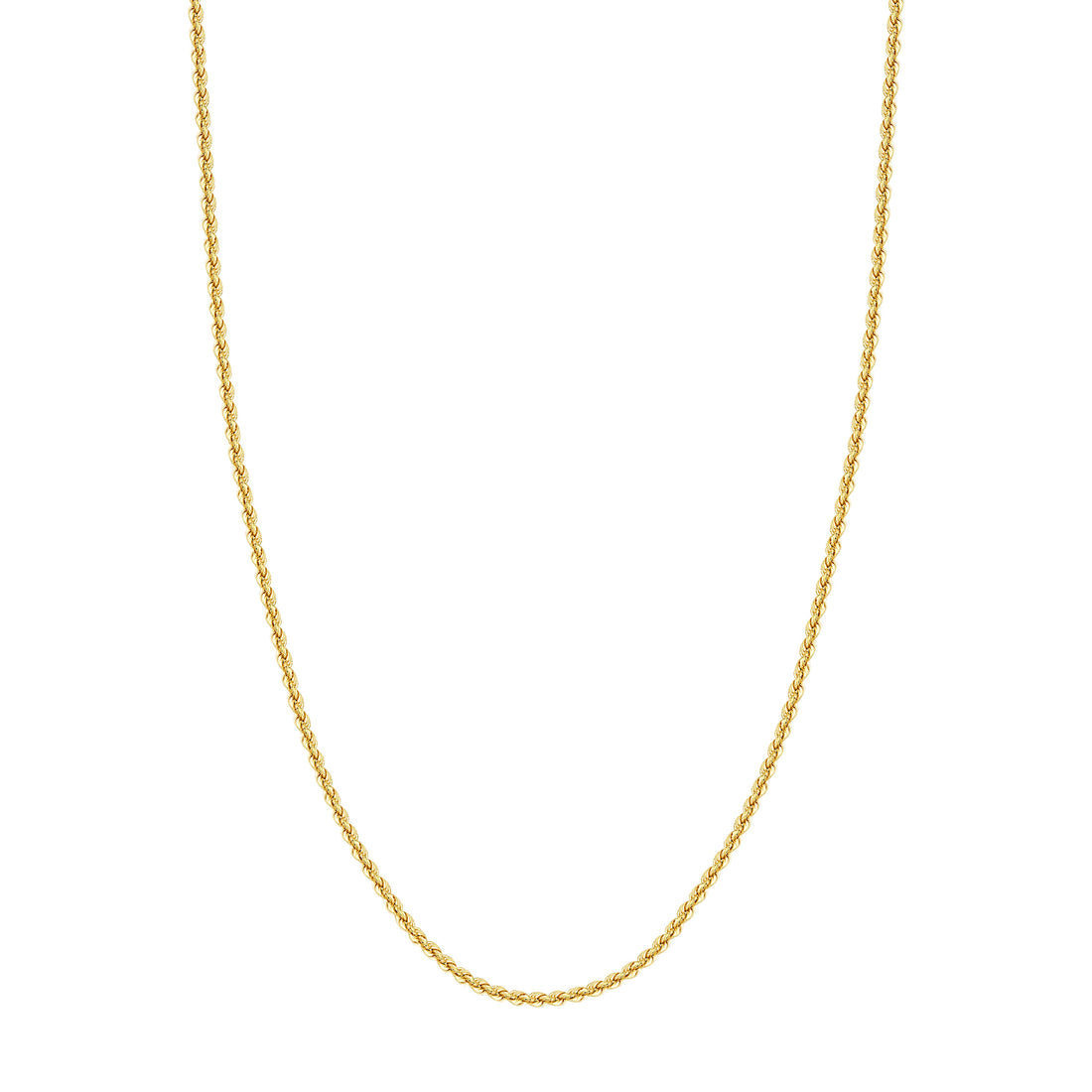 24" 2.9MM HOLLOW ROPE CHAIN NECKLACE | 10K YELLOW GOLD | MZ003269-10Y - Brownlee Jewelers