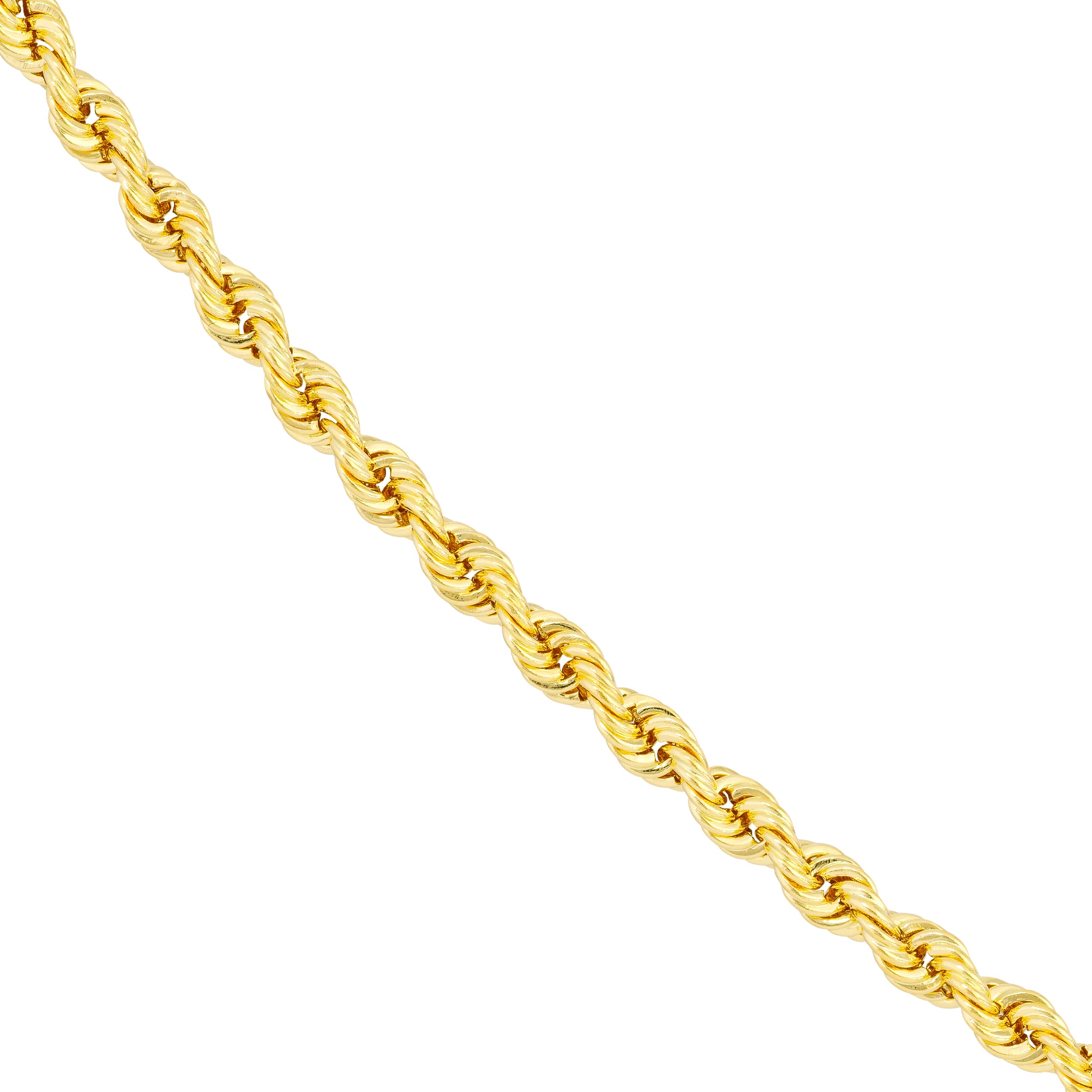 24" 2.9MM HOLLOW ROPE CHAIN NECKLACE | 10K YELLOW GOLD | MZ003269-10Y - Brownlee Jewelers