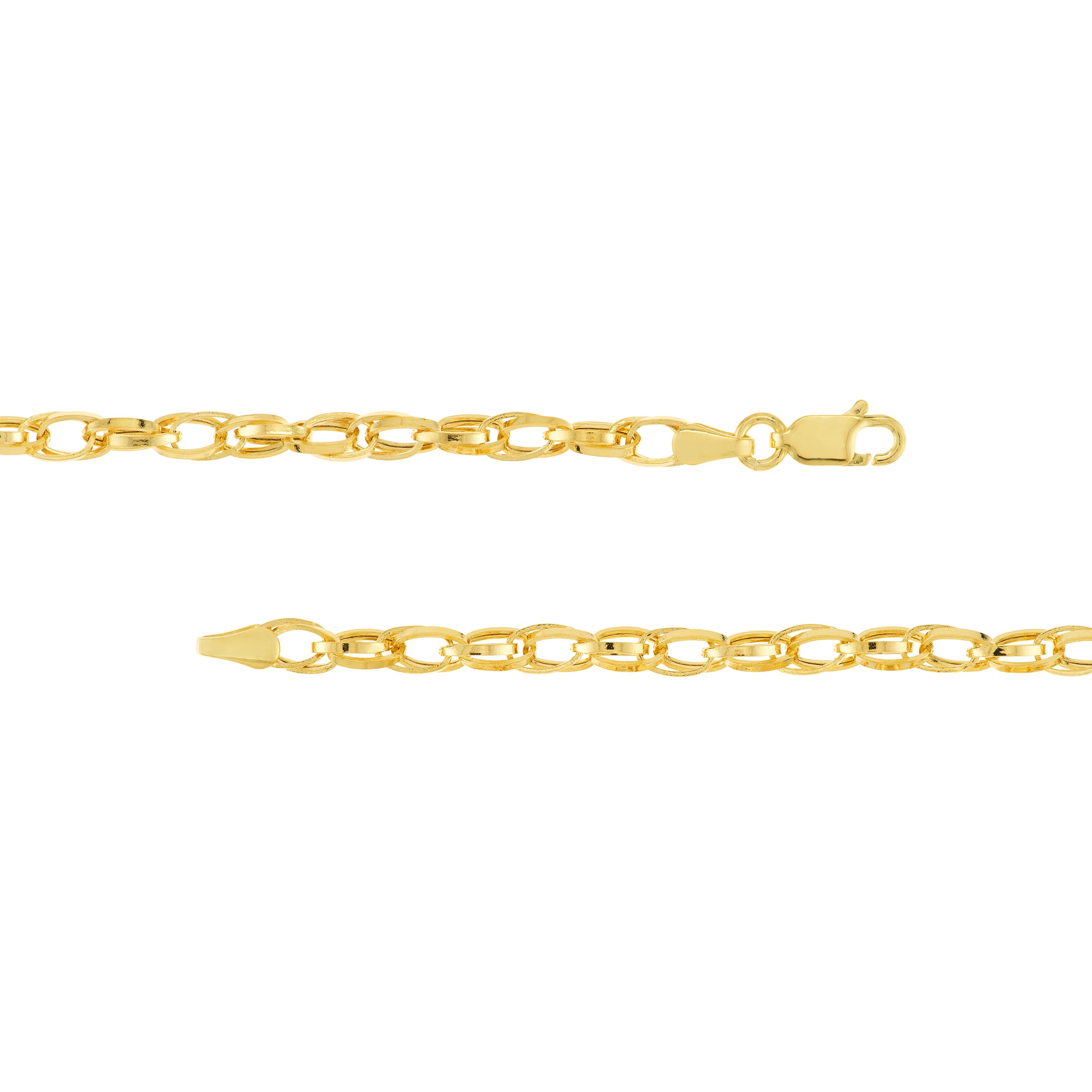 18" 3.7MM HOLLOW NECKLACE | 14K YELLOW GOLD | MZ003609-14Y - Brownlee Jewelers