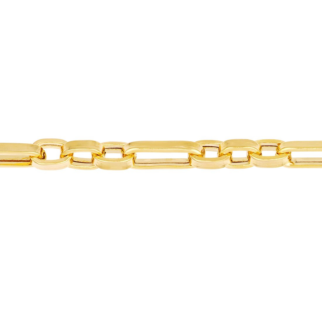 7.5" 4.25MM HOLLOW OVAL LINK BRACELET | 14K YELLOW GOLD | MZ005042-14Y - Brownlee Jewelers