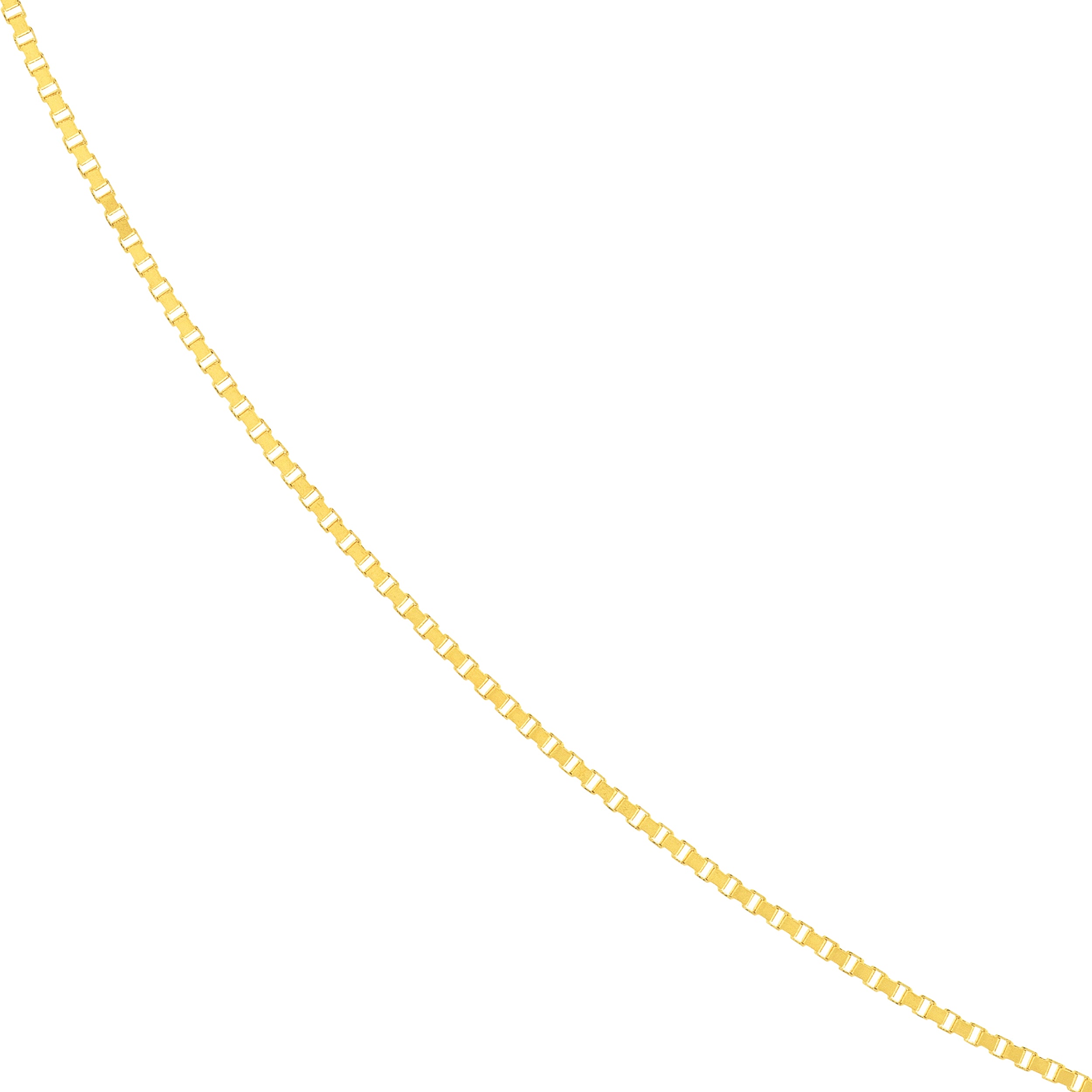 18" ADJUSTABLE BOX CHAIN NECKLACE | 10K YELLOW GOLD | MZ005831-10Y - Brownlee Jewelers
