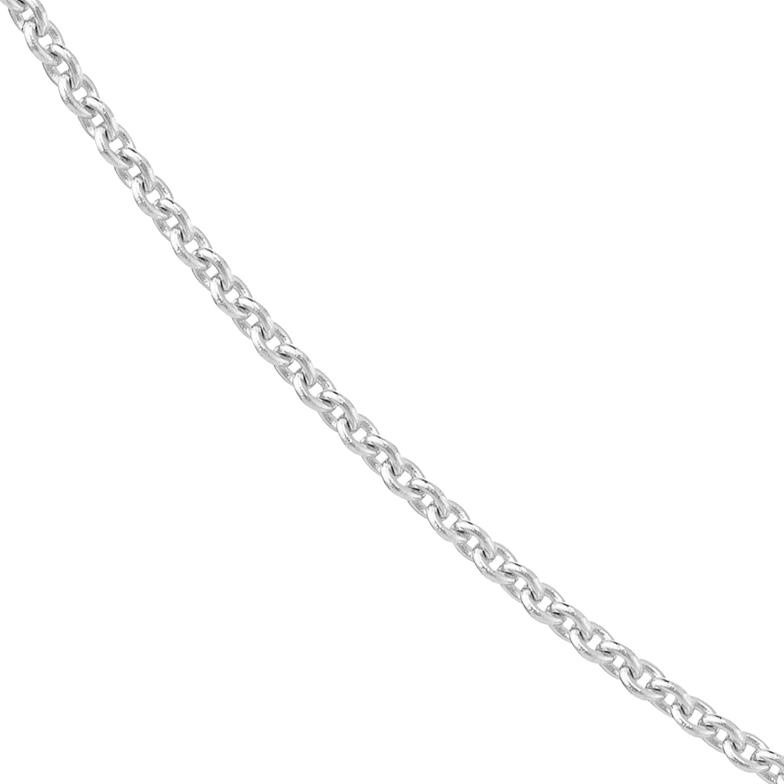 18" 0.9MM ADJUSTABLE TIGHT CABLE CHAIN NECKLACE | 10K WHITE GOLD | MZ005832-10B - Brownlee Jewelers