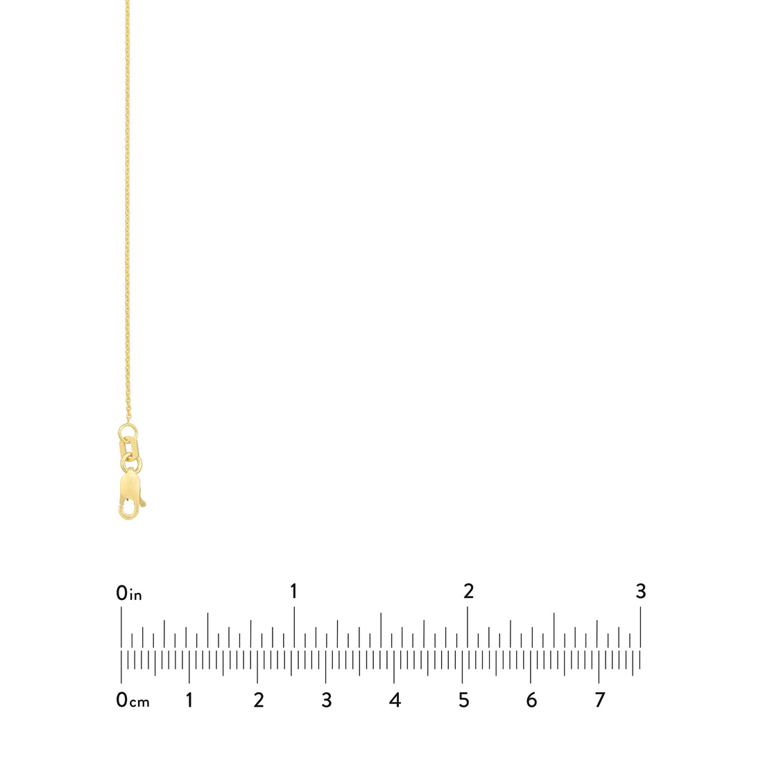 18" 0.9MM ADJUSTABLE TIGHT CABLE CHAIN NECKLACE | 10K YELLOW GOLD | MZ005832-10Y - Brownlee Jewelers