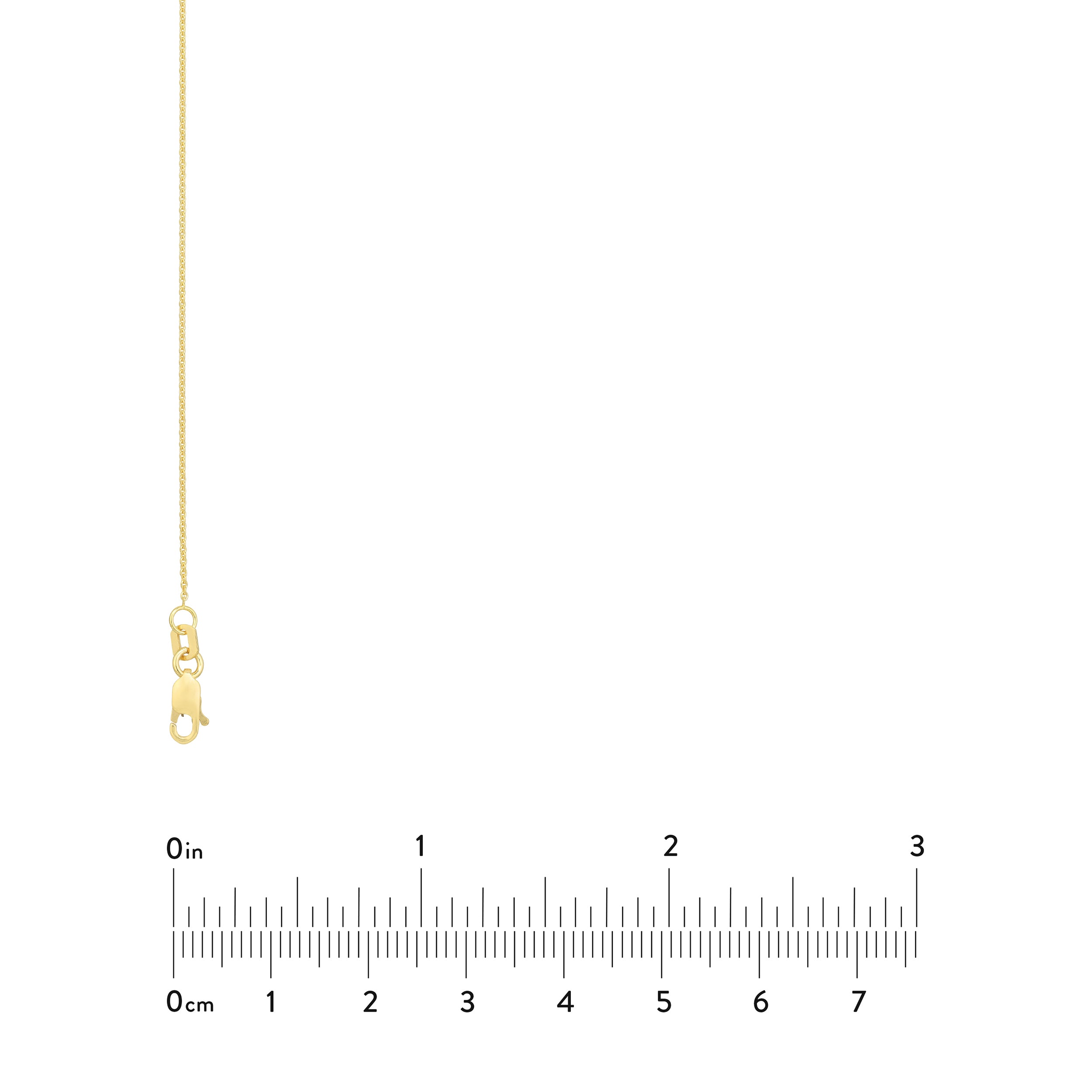 18" 0.9MM ADJUSTABLE TIGHT CABLE CHAIN NECKLACE | 14K YELLOW GOLD | MZ005832-14Y - Brownlee Jewelers