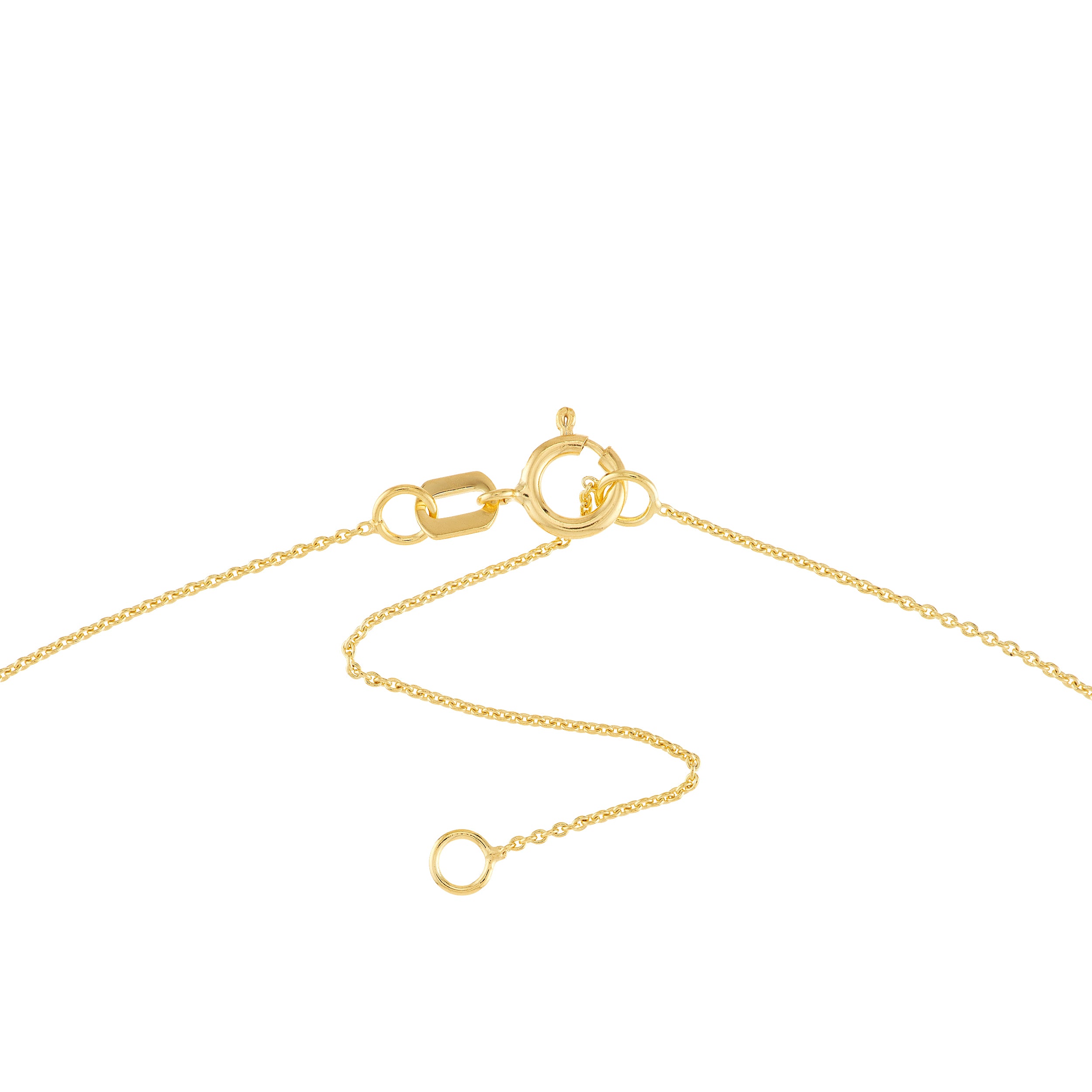 18" 0.7MM ADJUSTABLE CABLE CHAIN NECKLACE | 10K YELLOW GOLD | MZ006814-10Y - Brownlee Jewelers