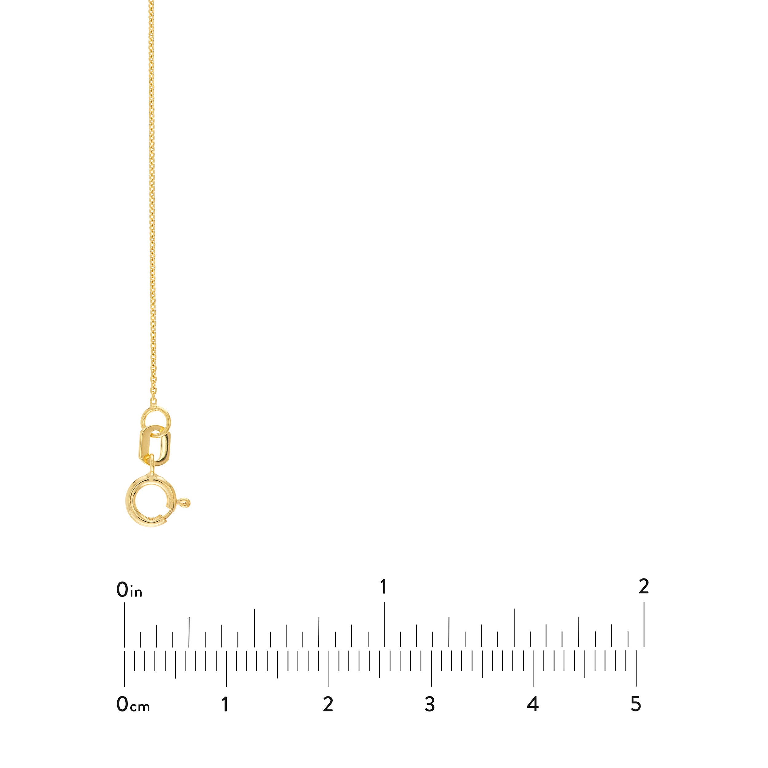 18" 0.7MM ADJUSTABLE CABLE CHAIN NECKLACE | 10K YELLOW GOLD | MZ006814-10Y - Brownlee Jewelers