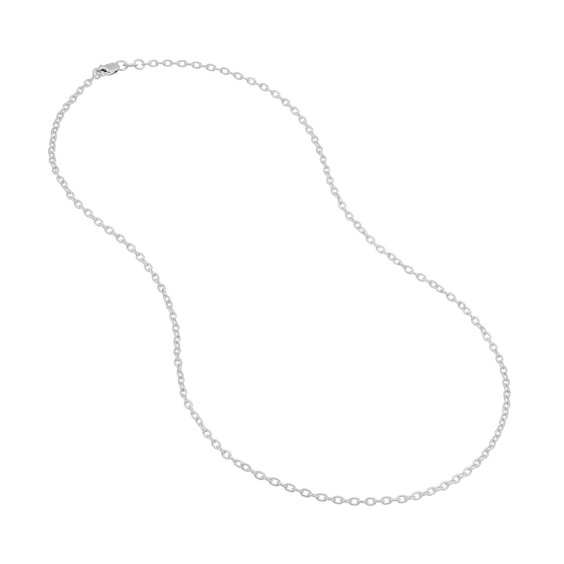 20" 1.9MM ROLO CHAIN NECKLACE | 14K WHITE GOLD | MZ007023-14B - Brownlee Jewelers