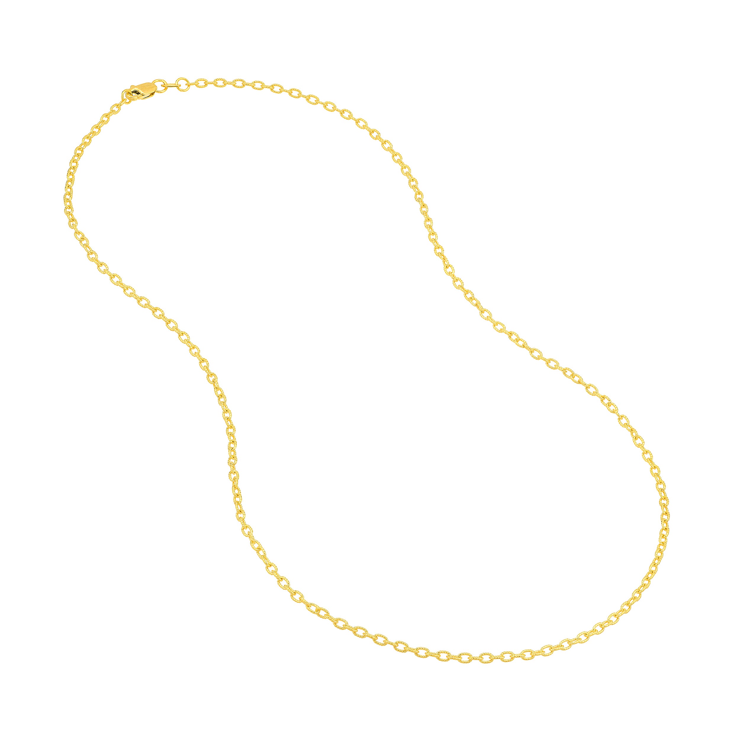20" 1.9MM ROLO CHAIN NECKLACE | 14K YELLOW GOLD | MZ007023-14Y - Brownlee Jewelers