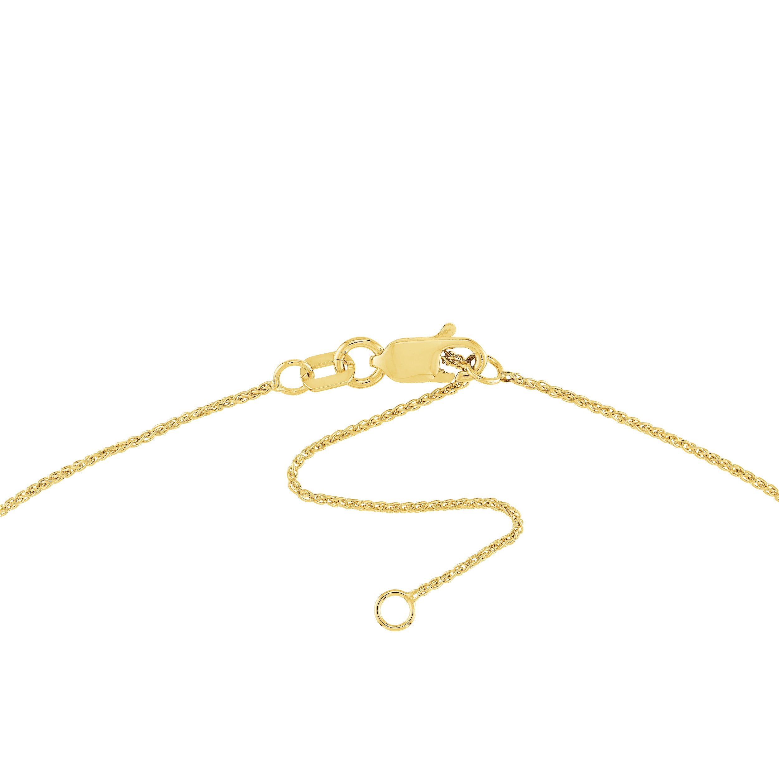 18" 0.85MM ADJUSTABLE ROUND WHEAT CHAIN NECKLACE | 10K YELLOW GOLD | MZ007252-10Y - Brownlee Jewelers