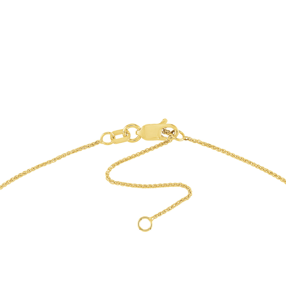 18" 0.85MM ADJUSTABLE ROUND WHEAT CHAIN NECKLACE | 10K YELLOW GOLD | MZ007252-10Y - Brownlee Jewelers