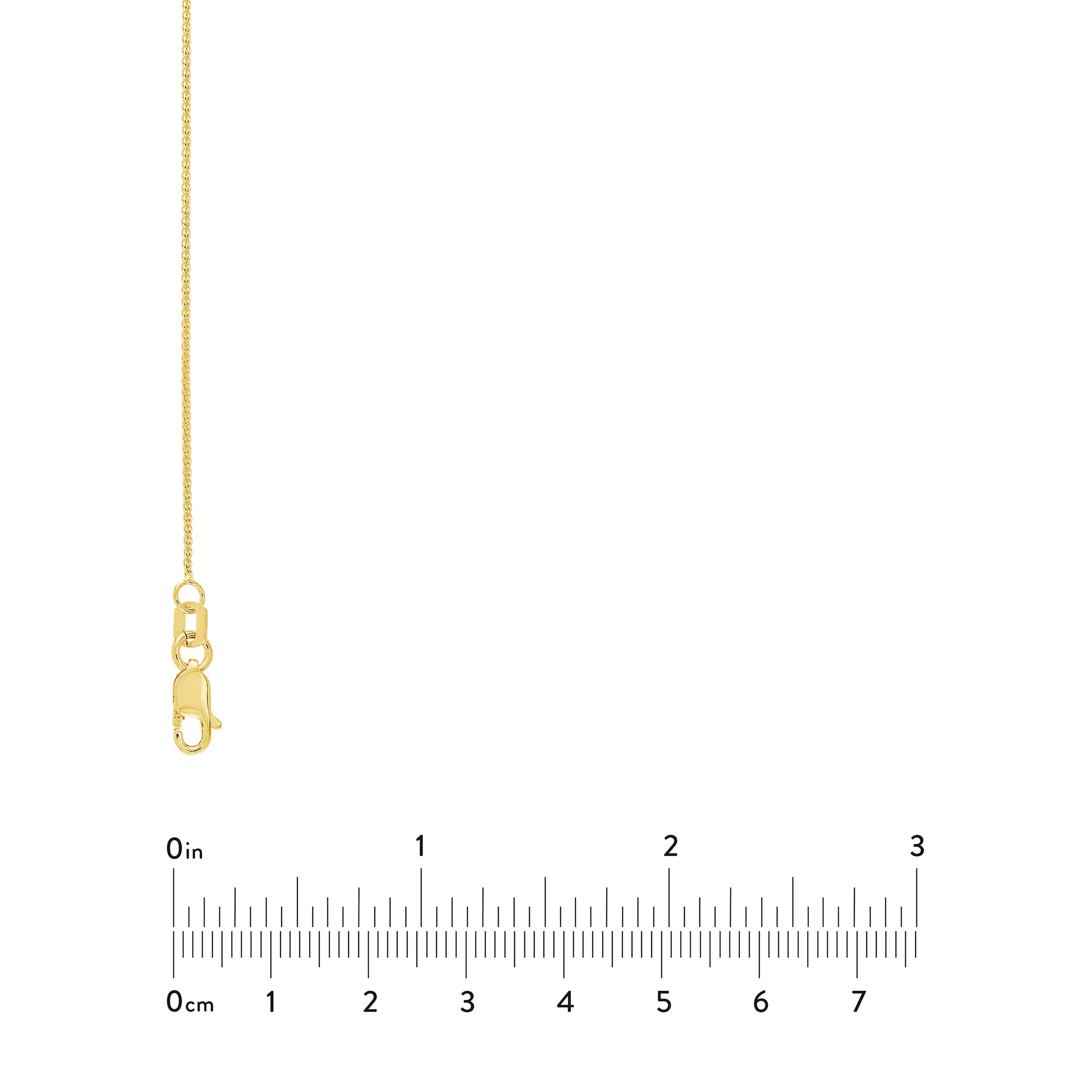 18" 0.85MM ADJUSTABLE ROUND WHEAT CHAIN NECKLACE | 10K YELLOW GOLD | MZ007252-10Y - Brownlee Jewelers