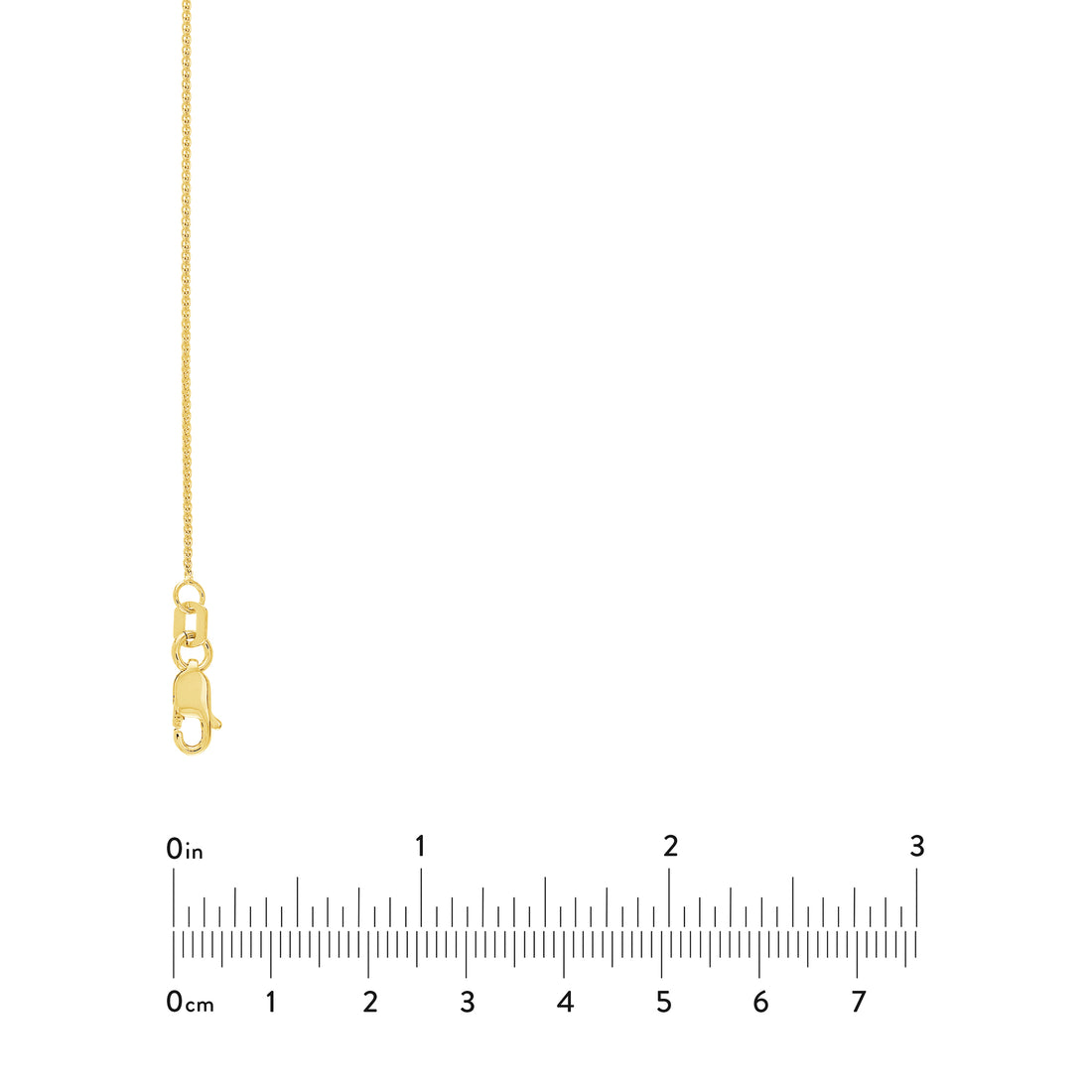 18" 0.85MM ADJUSTABLE ROUND WHEAT CHAIN NECKLACE | 10K YELLOW GOLD | MZ007252-10Y - Brownlee Jewelers