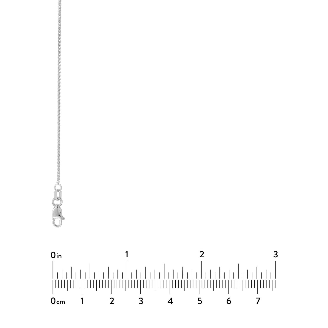 18" 1.05MM ADJUSTABLE ROUND WHEAT CHAIN NECKLACE | 10K WHITE GOLD | MZ008182-10B - Brownlee Jewelers
