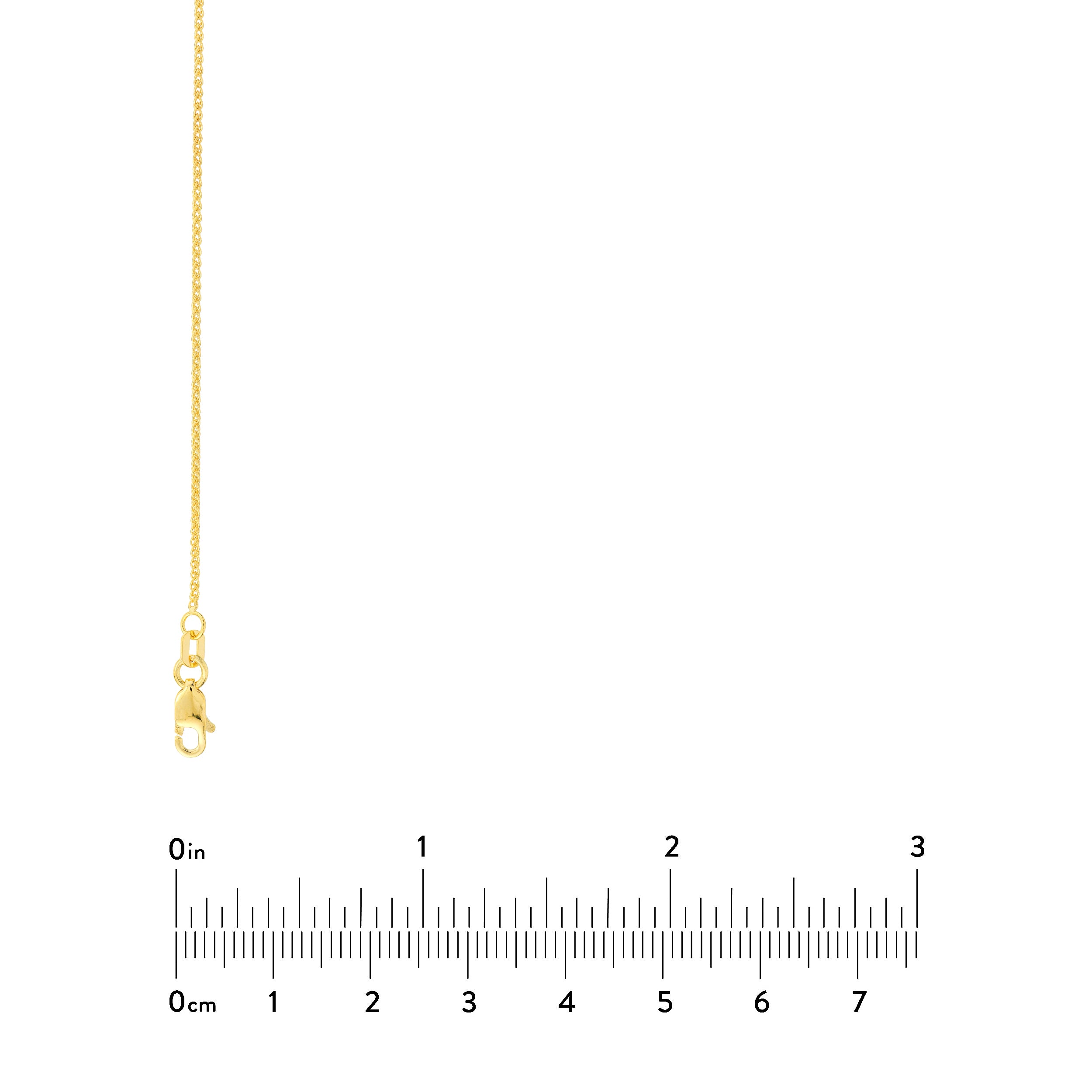 18" 1.05MM ADJUSTABLE ROUND WHEAT CHAIN NECKLACE | 10K YELLOW GOLD | MZ008182-10Y - Brownlee Jewelers