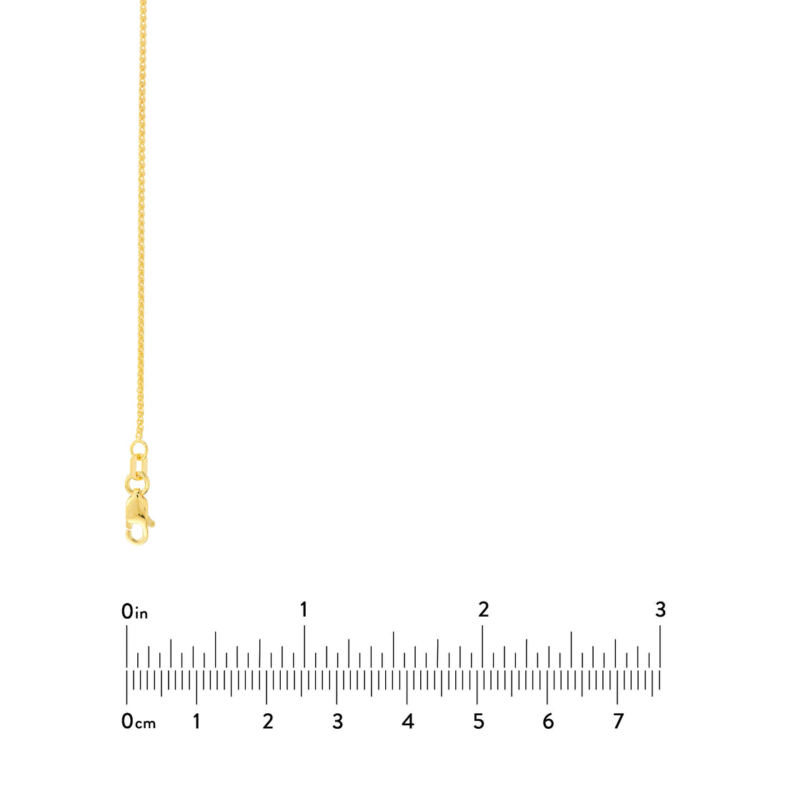 18" 1.05MM ADJUSTABLE ROUND WHEAT CHAIN NECKLACE | 10K YELLOW GOLD | MZ008182-10Y - Brownlee Jewelers